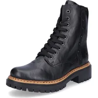 Rieker Damen Schnürstiefel in Schwarz, 38 - Schwarz - 38