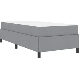 vidaXL Boxspringbett 100 x 200 cm Hellgrau