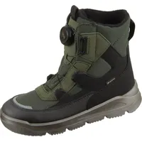 superfit Stiefel, Stiefel Lederimitat/Textil - Winter-Boots MARS schwarz/grün Gr.35