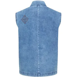 Mustang Jeansweste mit Schnürung Modell Gillian Jeansblau, XS
