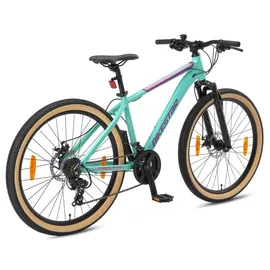 Bikestar Mountainbike 26 Zoll RH 16 cm Unisex mint/türkis