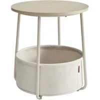 VASAGLE Beistelltisch creme 45,0 x 45,0 x 50,0 cm