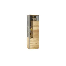 Schöner Wohnen Vitrine Andra 62 x 43 x 207 Holzfarben