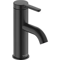 Duravit C.1 Waschtischarmatur S C11013002046 MinusFlow, ohne Zugstange, Schwarz Matt