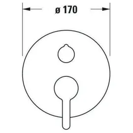Duravit C.1 Einhandwannenmischer Unterputz Chrom
