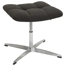 HJH Office Hocker Polyester 38 x 49 x 38 cm Schwarz