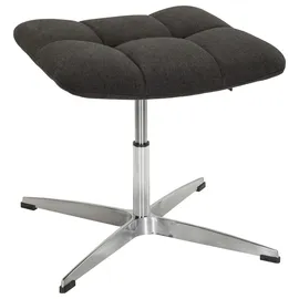 HJH Office Hocker Polyester 38 x 49 x 38 cm Schwarz