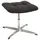 HJH Office Hocker Polyester 38 x 49 x 38 cm Schwarz