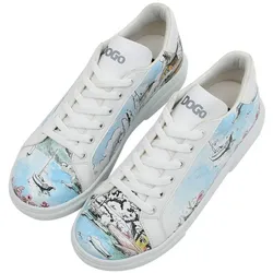 Sneaker DOGO "Damen Ace Sneakers Damen Sneaker Vegan Damen Sneaker / female", Damen, Gr. 38, Normalschaft, lila, Lederimitat, Schuhe, Vegan