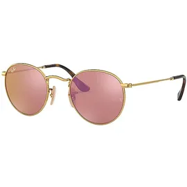 Ray-Ban Round Flash RB3447 112/Z2 50-21 polished gold/copper