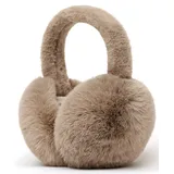 Unning Winter Ohrenwärmer Damen Verstellbar & Faltbare Ohrenschützer Mode Kunstpelz Weich Ohrenschütz Plüsch Ear Muffs for Women