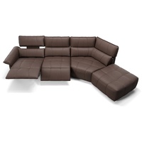 Sofanella Wohnlandschaft Leder Adria, Wohnlandschaft, Ecksofa, Sofalandschaft, XXL Sofa, Leder Sofas braun