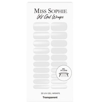Miss Sophie UV Gel Wraps Transparent Nagelfolie 20 Stk Transparent