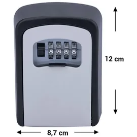casativo Mini Schlüssel-Safe Zahlenschloss / keine Sicherheitsstufe
