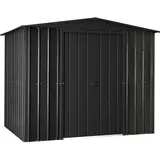 Globel Metallgerätehaus 8x8 2,34 x 2,37 m anthrazit