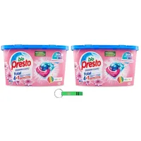 2x BIO PRESTO Power Caps Color Waschmittelkapseln - Waschmittel in Kapseln, 18 Waschgänge für die Waschmaschine, Ideal für farbige Kleidungsstücke + Beni Culinari Kostenloser Schlüsselanhänger