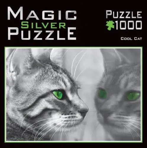 M.I.C. Puzzle 3905 - Magic Silver: Cool Cat [1000 Teile] | Zustand: Neu & original versiegelt