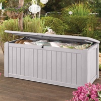 Gartentruhe >>Rockwood<< von Keter; 570 Liter Gartenbox Auflagenbox Kissenbox