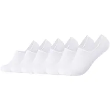CAMANO Füßlinge 6er Pack Weiß 39-42