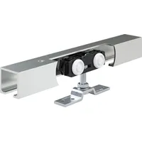 GEZE Schiebetürbeschlag Rollan 80 NT Aluminium 1650mm