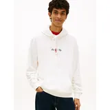 Tommy Hilfiger TJM REGULAR SIGN BACKPRINT Kapuzensweatshirt Herren Weiß XXL