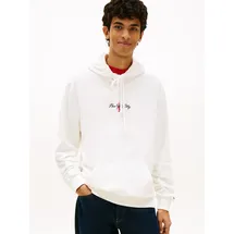 Tommy Hilfiger TJM REGULAR SIGN BACKPRINT Kapuzensweatshirt Herren Weiß XXL