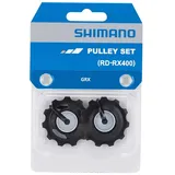 Shimano Unisex-Adult CMP244 PULEGGE CAMBIO RD-RX400 10V. KIT, Black, One Size