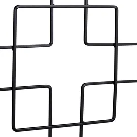 Relaxdays Rankgitter 122 x 30,5 cm Schwarz