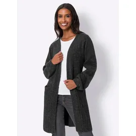 Heine Longstrickjacke in anthrazit-meliert | Gr.: 40