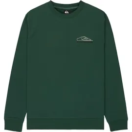 QUIKSILVER Fleecepullover Basic Graphic Crew Grün S