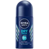NIVEA MEN Dry Fresh 72H Antitranspirant im Ball für Männer 50ml (pack 1)