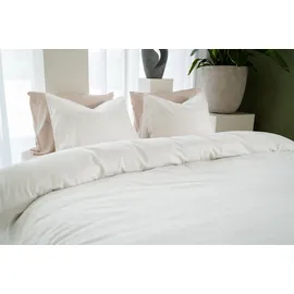 Kayori Wendebettwäsche "Koko", weiß, B/L: 135cm x 200cm, 1 Stk., 1 Stk., Lyocell, B/L: 80cm x 80cm, 2 Stk., Lyocell, Obermaterial: 100% Baumwolle, Bettwäsche, Wendebettwäsche, Atmungsaktiv & saugfähig