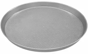 SCHNEIDER Pizzablech gelocht, Aluminium, rund, Gelochtes Backblech für eine bessere Luftzirkulation beim Backen, 1 Blech, Ø 52 cm