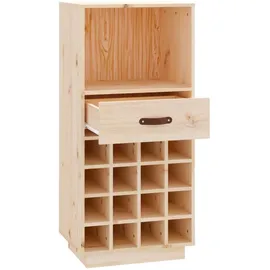vidaXL Weinregal 45 x 34 x 100 cm Braun