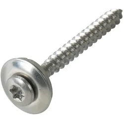 Spengler-Schrauben V2A | 15mm Dichtung | 100 Stk./Pak. | 4,5x45 mm