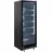 GastroHero Getränkekühlschrank GK-360BB, 360 Liter Kühlraumvolumen, 4 verstellbare Einlegeböden, Innenbeleuchtung, Abschließbar, Schwarz