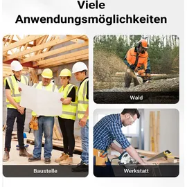 Wiltec Sägeführung für Kettensägen 5-15 cm mobiles Sägewerk 200 mm x 70 mm x 203 mm