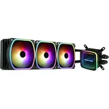 Enermax Technology Enermax AQUAFUSION ADV ARGB 360 AIO CPU Wasserkuehlung Intel LGA1700 AM5 Ready 350W+ TDP 3x 120mm PW, CPU Wasserkühler, Schwarz