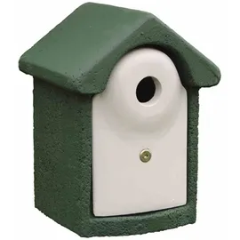 Cj Wildlife Nistkasten Holzbeton 24 x 19 cm, Ø 32 mm, grün/weiß