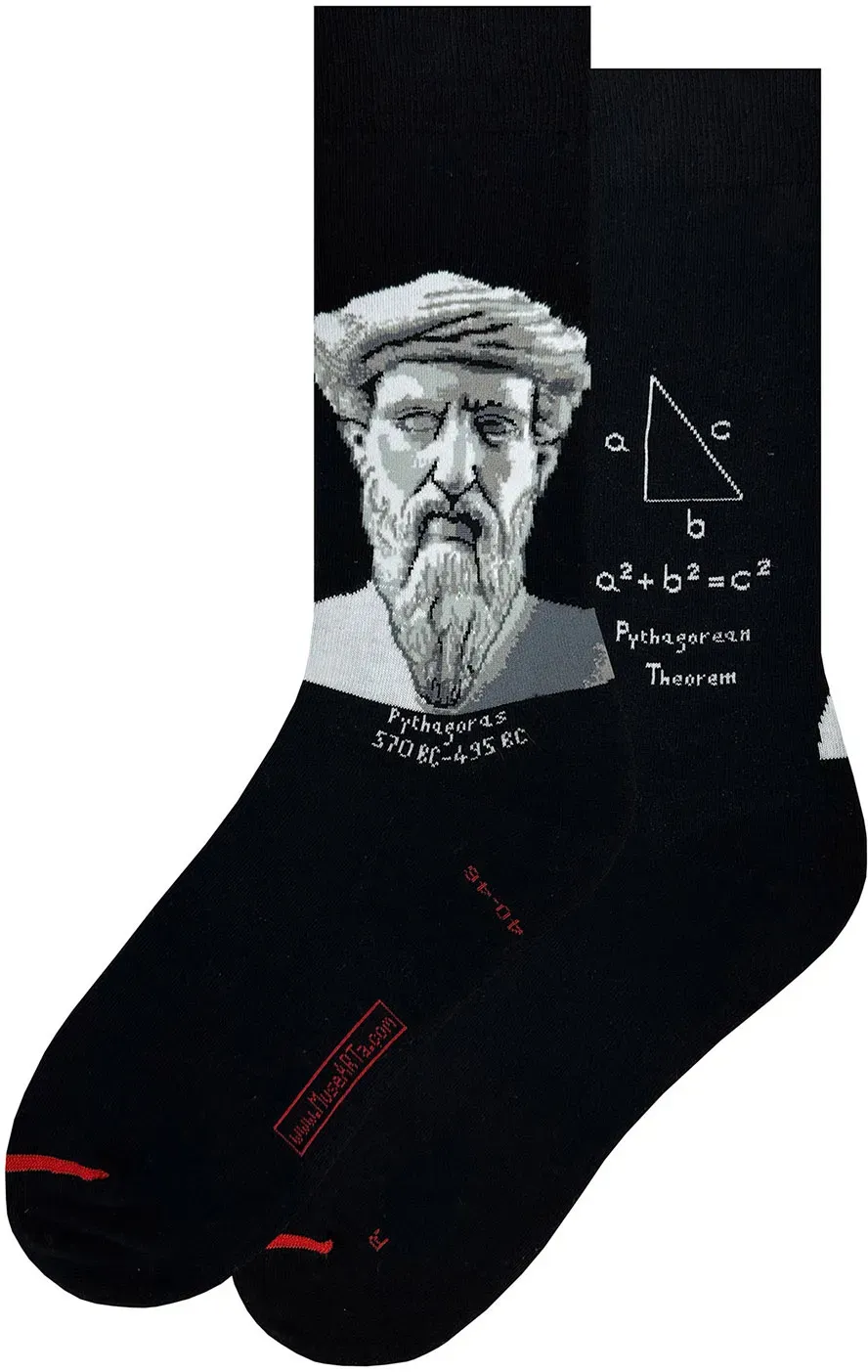 MuseARTa Unisex Socken Science&History - Pythagoras