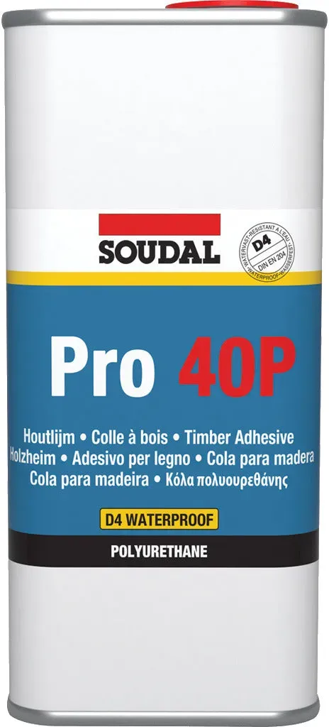 Holzleim Pro 40P -  Blech-Kanister / 5 - braun