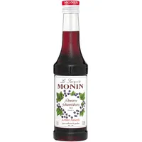 (25,04€/l) Monin Schwarze Johannisbeere Sirup 0,25l Flasche