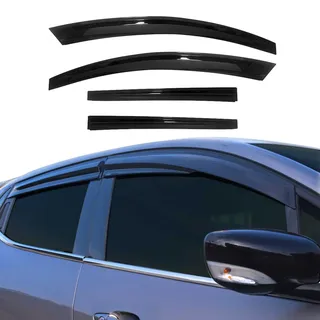 4X Windabweiser Regenabweiser für Hyundai i20 2020-2025 Acryl Dunkel
