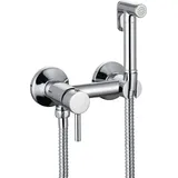 Stilform Design WC/Bidet Handbrause Komplett Set mit Mischer Aufputz Grau