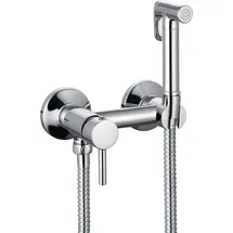 Stilform Design WC/Bidet Handbrause Komplett Set mit Mischer Aufputz Grau