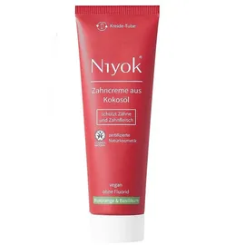 Niyok Zahncreme aus Kokosöl Blutorange & Basilikum 75ml