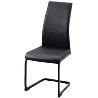 Hti-Living Schwingstuhl SallyP PU Schwarz