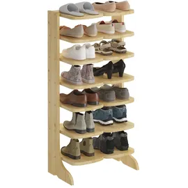 Erst-Holz 90.80-01 Doppel-Schuhregal 52 x 104 x 30 cm beige