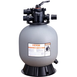 VEVOR Sandfilter, 19"-Sandfilter für oberirdische Schwimmbäder mit 7-Wege-Ventil