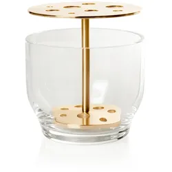 Fritz Hansen - Ikebana Vase Small, Messing / Glas